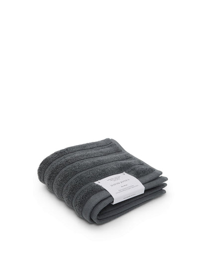 Hepburn Luxe 33cm Face Washer Twin Organic Turkish Cotton Seafoam Pack