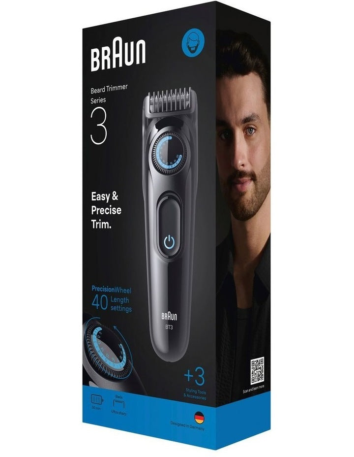 Beard Trimmer Series 3 BT3520 in Black/Blue