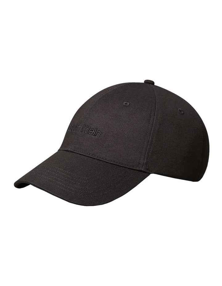 Logo Embroidery Cap in Black