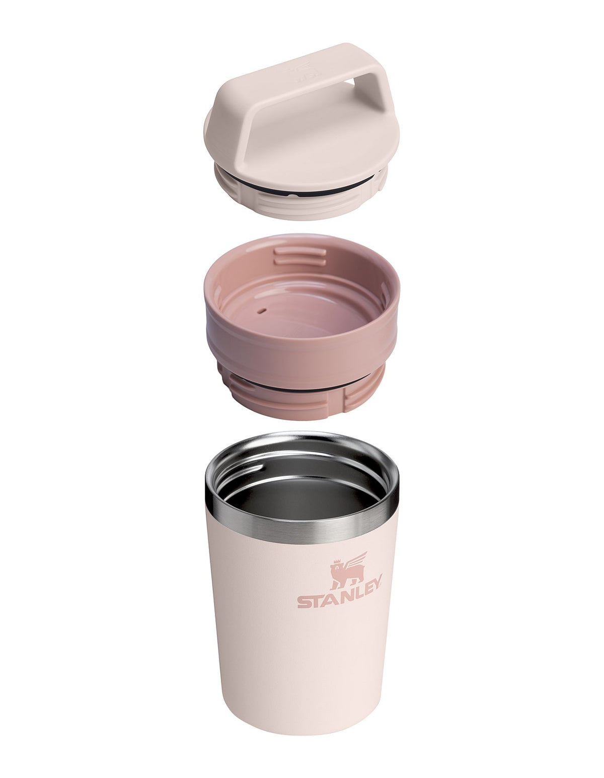 THE CAFÉ-TO-GO TRAVEL MUG 8OZ ROSE QUARTZ