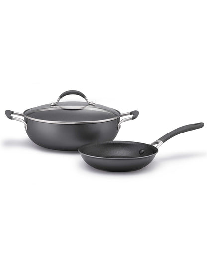Circulon ScratchDefense A1 Nonstick Induction Skillet 21.5cm and Casserole 28.5cm 4.7L