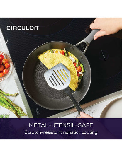 Circulon ScratchDefense A1 Nonstick Induction Skillet 21.5cm and Casserole 28.5cm 4.7L