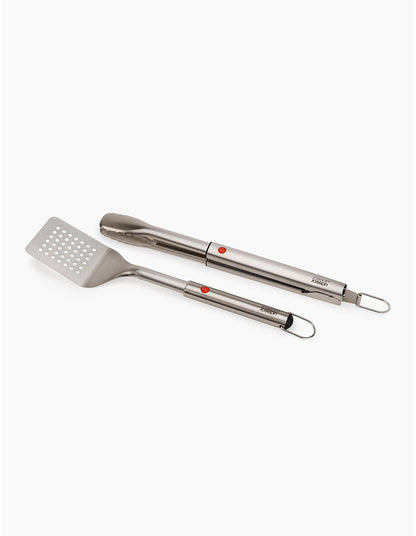 GrillOut Stainless Steel Turner and Tongs Set of 2