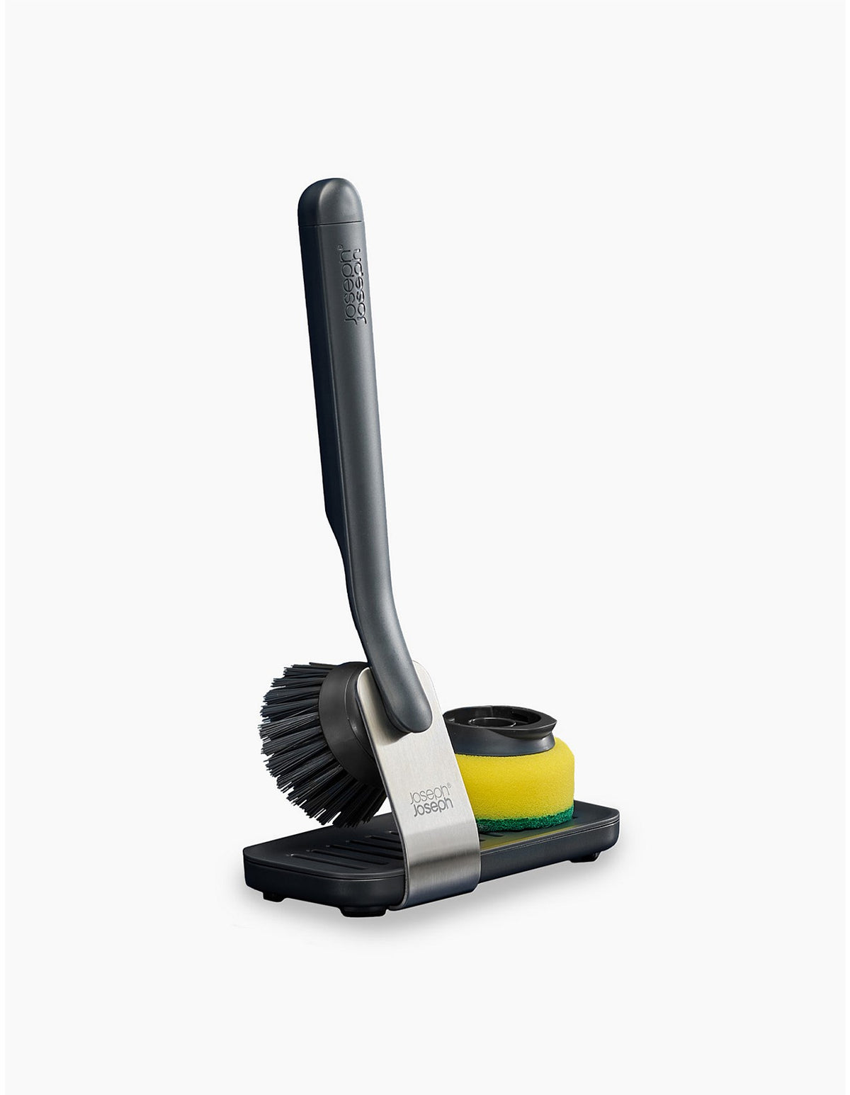 SinkTech Large Stand Dish Brush and Sponge Set Graphite