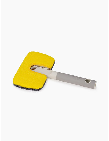 CleanTech 18cm Dual Surface Scrubber Replacement Pad Yellow