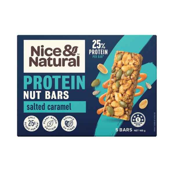Protein Nut Bars Salted Caramel With Superseeds 5 Pack