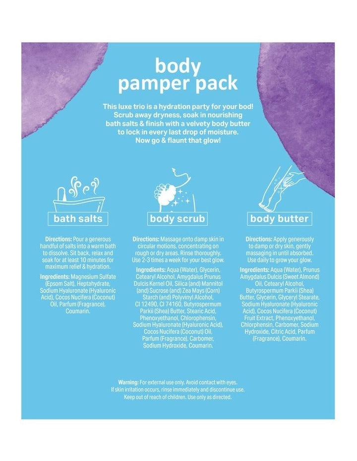Coconut & Hyaluronic Smooth Vibes Body Pamper Pack