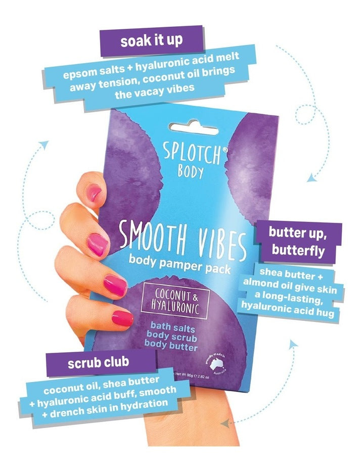 Coconut & Hyaluronic Smooth Vibes Body Pamper Pack