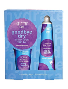 Coconut & Hyaluronic Goodbye Dry Body Scrub & Serum Duo