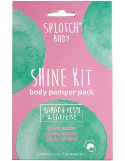 Kakadu Plum & Caffeine Shine Kit Body Pamper Pack