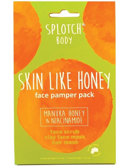 Manuka Honey & Niacinamide Skin Like Honey Face Pamper Pack