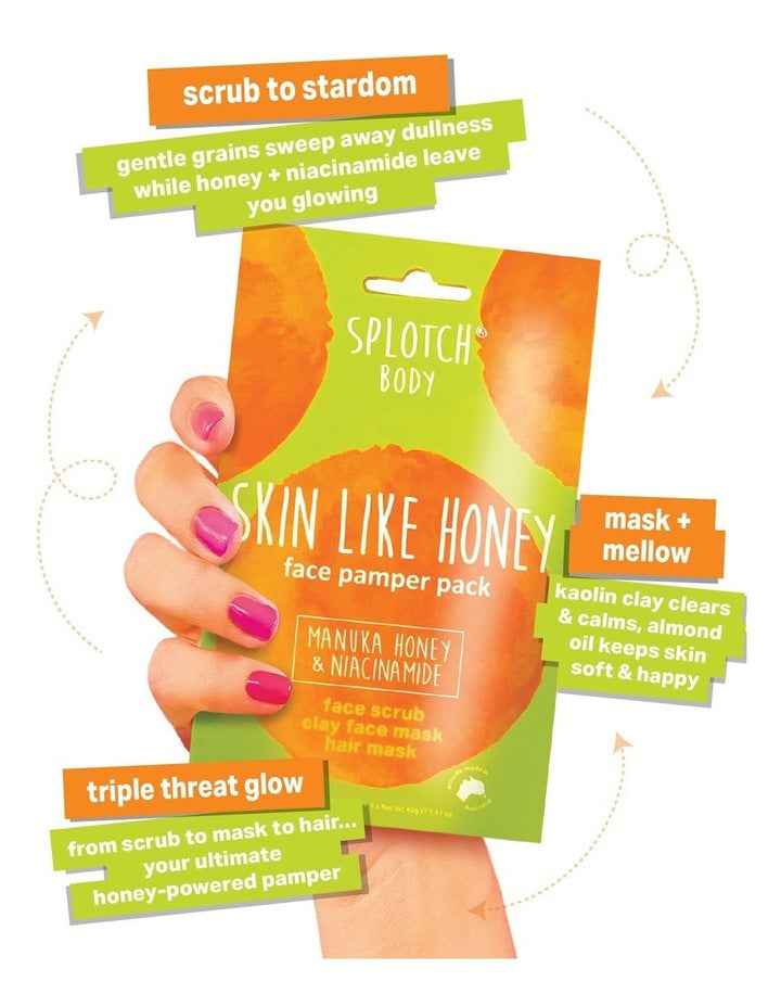 Manuka Honey & Niacinamide Skin Like Honey Face Pamper Pack