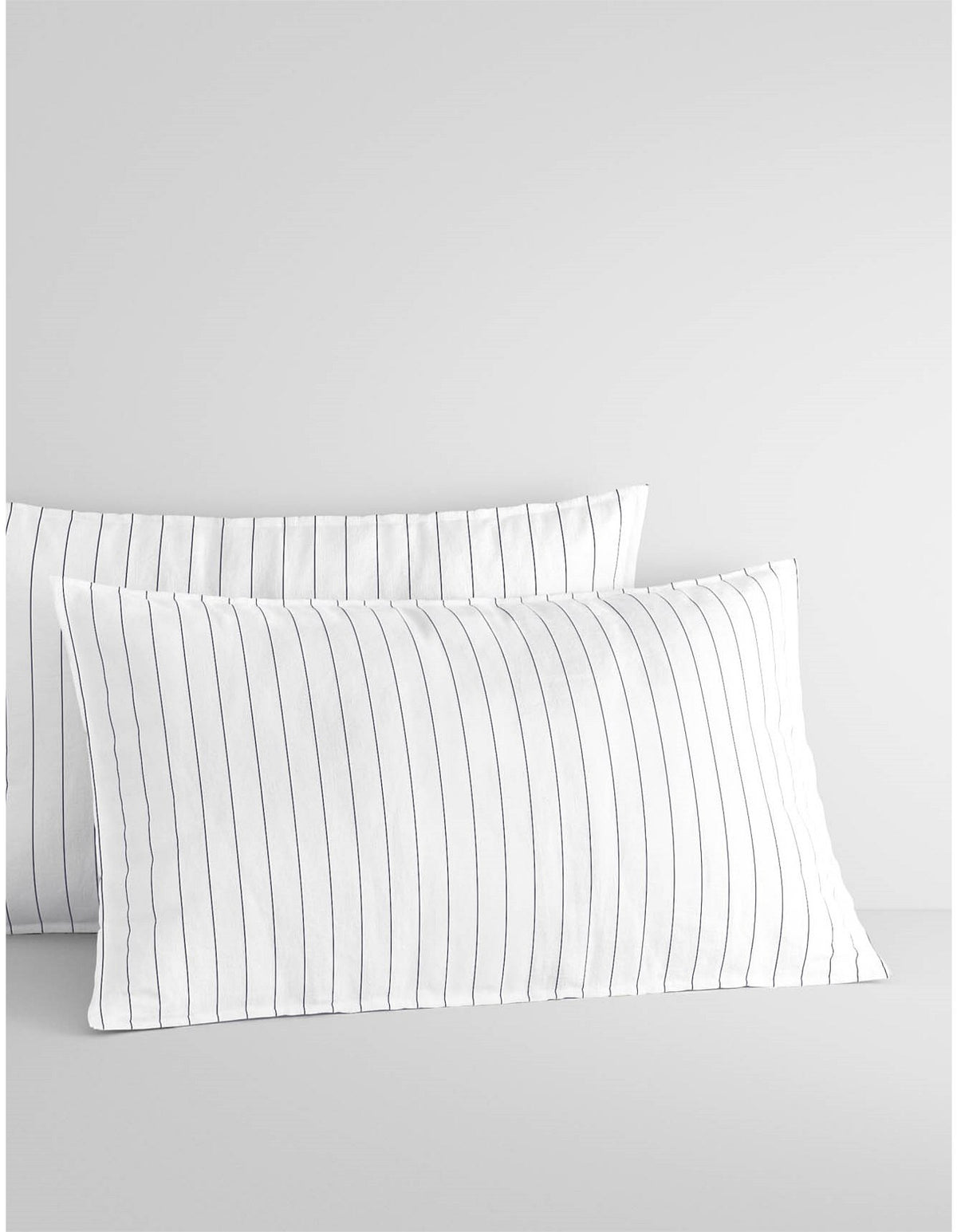 BAYLEY STRIPE WASHED PERCALE KING SINGLE SHEET SET IN WHITE