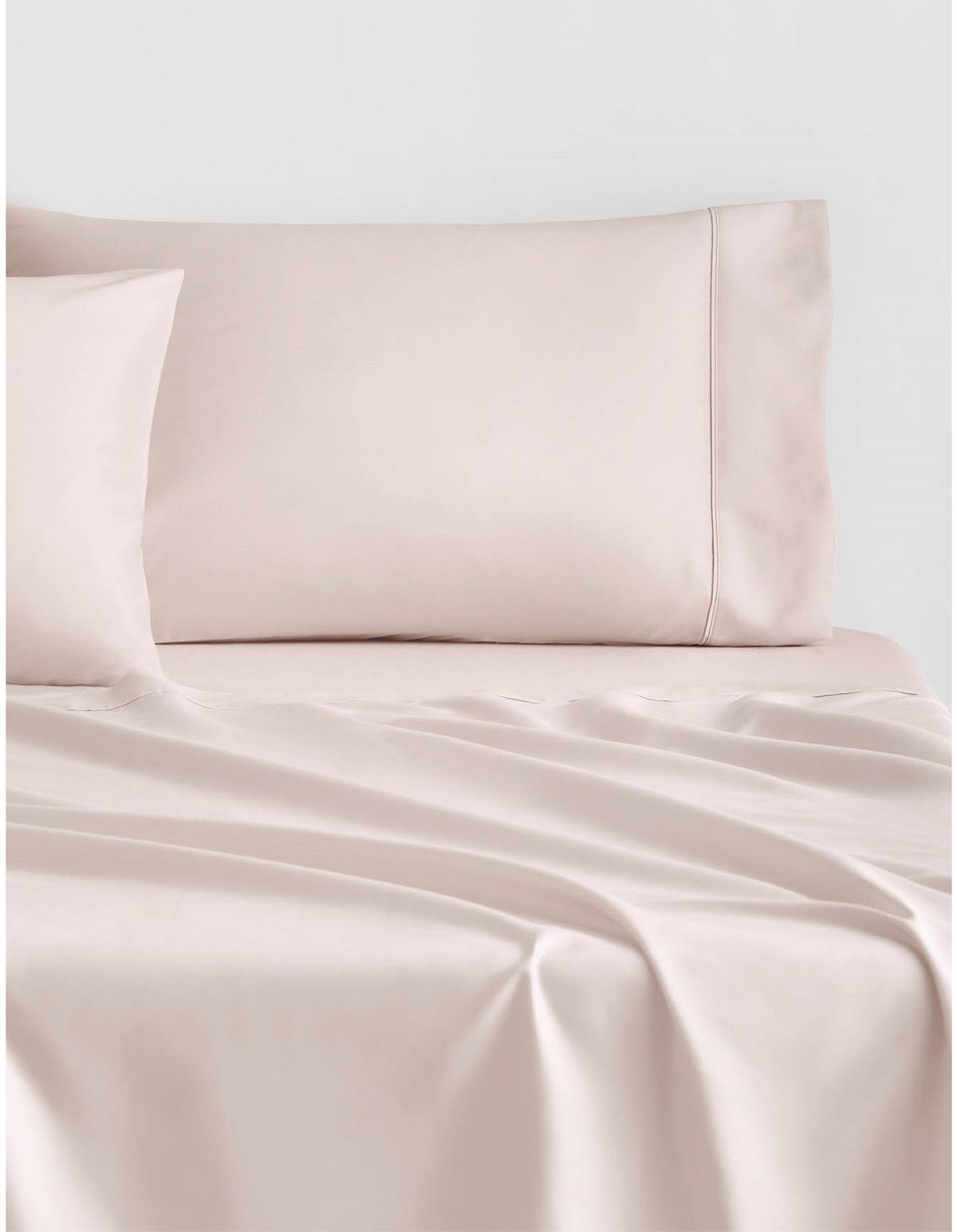 SUPER SOFT TENCEL COTTON QUEEN MULTI-DEPTH SHEET SET IN PETAL