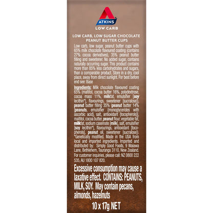 Atkins Endulge Peanut Butter Cups 10 Pack