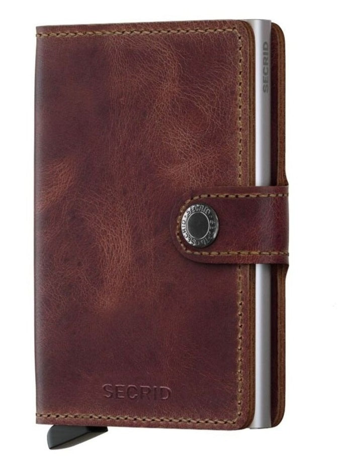 Miniwallet in Vintage Brown