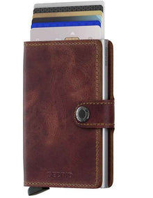 Miniwallet in Vintage Brown