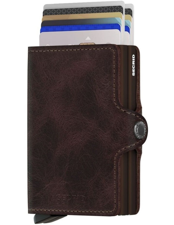 Twinwallet in Vintage Chocolate