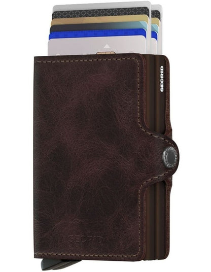 Twinwallet in Vintage Chocolate