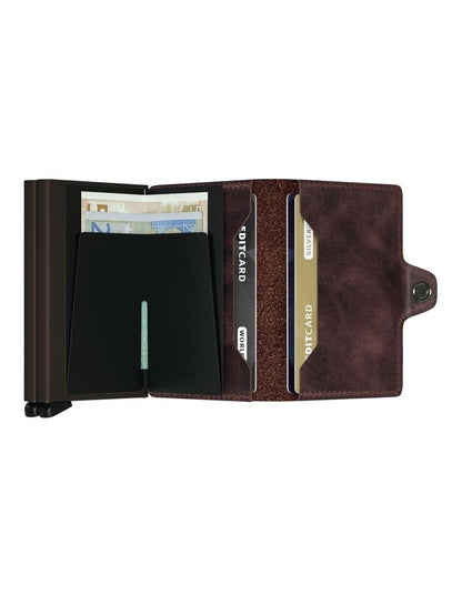 Twinwallet in Vintage Chocolate