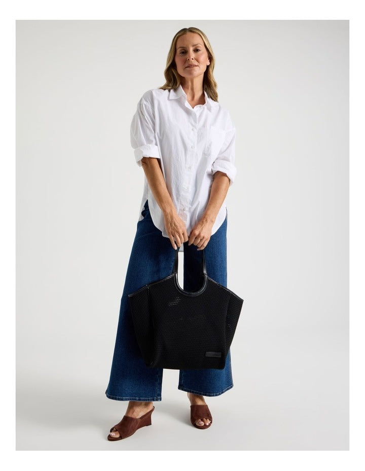 Marseille Tote Bag in Black