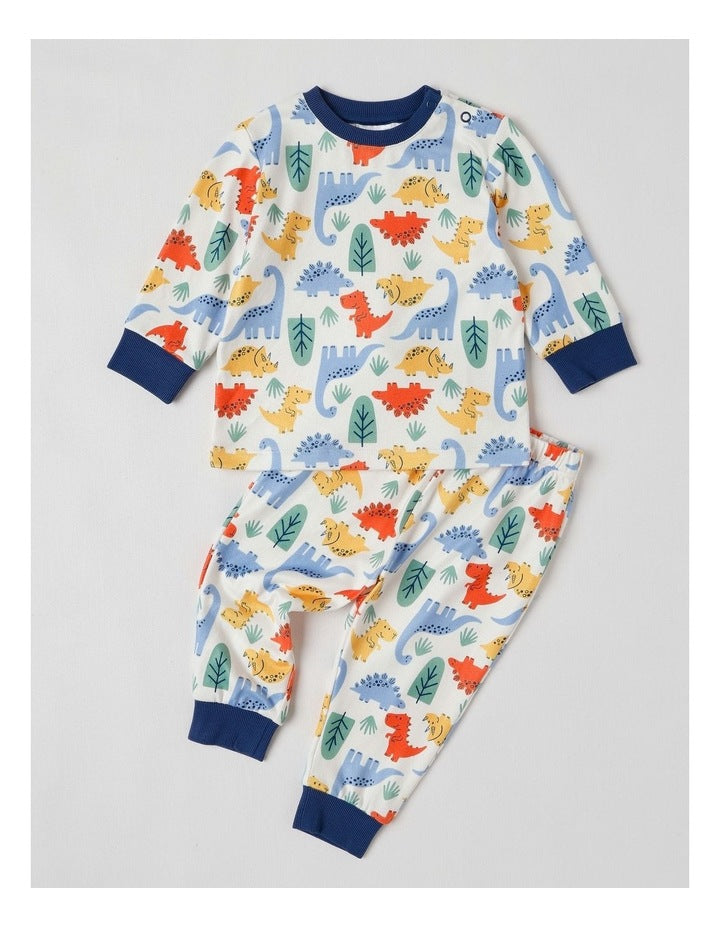 Cosy Knit Dino Pyjamas in Assorted