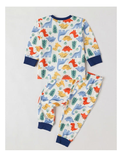 Cosy Knit Dino Pyjamas in Assorted
