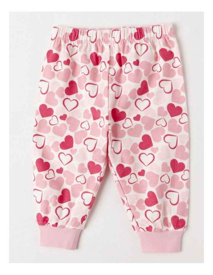 Woven Floral Pyjamas in Bright Pink
