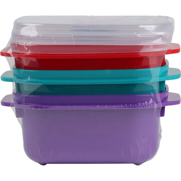 Decor Microsafe Jewel Microwavable Container Set 375mL x 3 pack