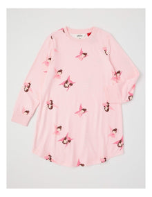Cosy Knit Fairy Nightie in Baby Pink