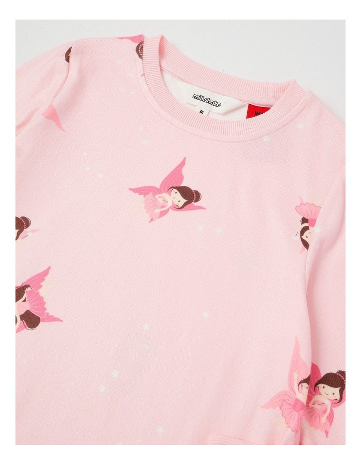 Cosy Knit Fairy Nightie in Baby Pink