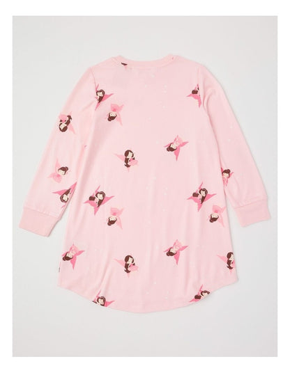 Cosy Knit Fairy Nightie in Baby Pink