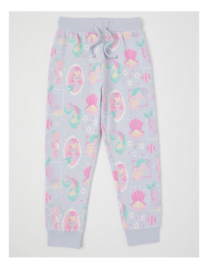 Knit/Fleece Mermaid Pyjamas in Fuchsia