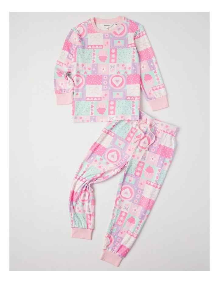 Cosy Knit Patchwork Pyjamas in Assorted