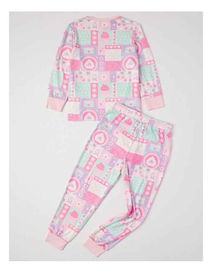 Cosy Knit Patchwork Pyjamas in Assorted