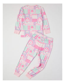 Cosy Knit Patchwork Pyjamas in Assorted