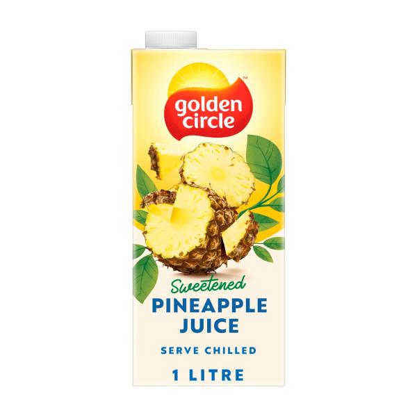 GOLDEN CIRCLE TETRA JUICE PINEAPPLE 1L