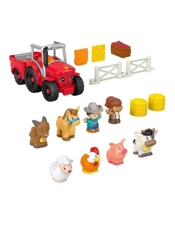 Caring Fun Animal Tractor Toy Set