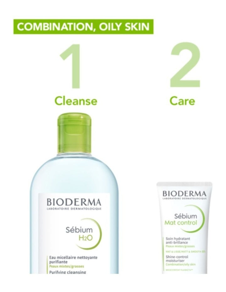 Sebium H2O Purifying Micellar Water Cleanser 100ml