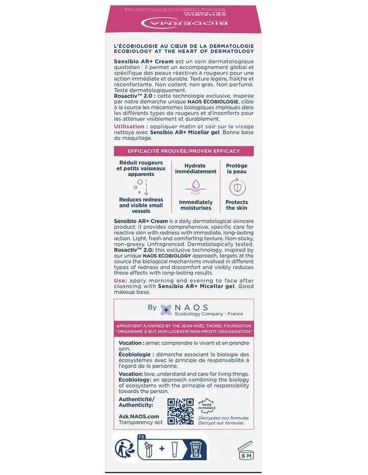 Sensibio AR&#43; Soothing And Strengthening Anti-Redness Moisturiser 40ml