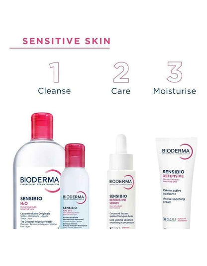 Sensibio H2O Eye Biphasic Micellar Waterproof Makeup Remover 125ml