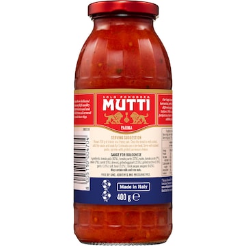 Mutti Sugo Semplice Pasta Sauce Bolognese 400g