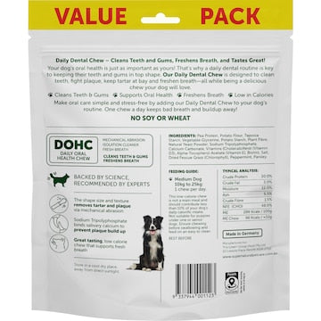 Super Natural Dental Care Daily Dental Chews Dog Treats 510g