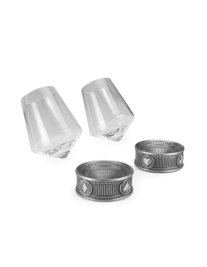 Ace Glass & Cooling Coaster Pair