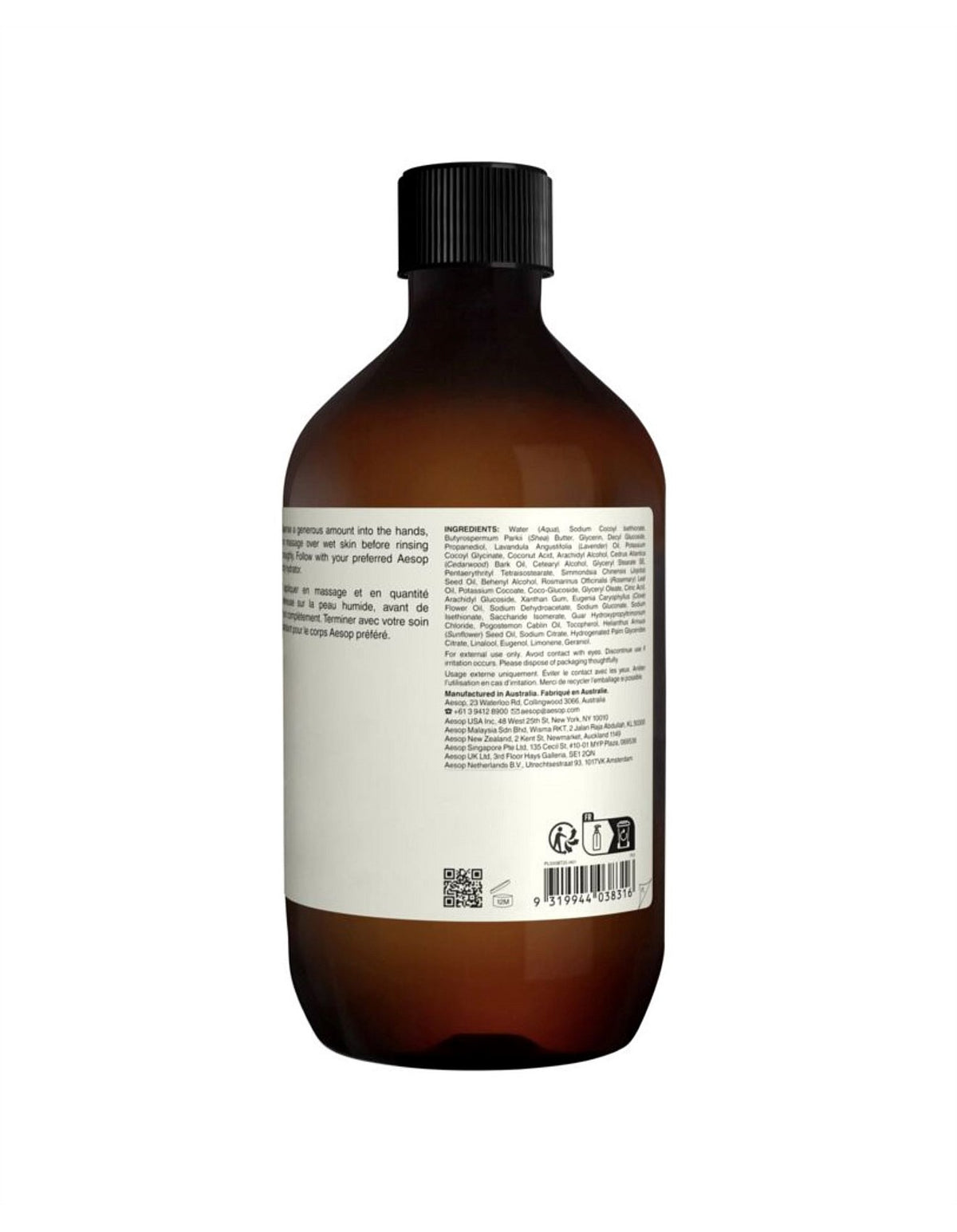 Eleos Nourishing Body Cleanser 500ml Refill