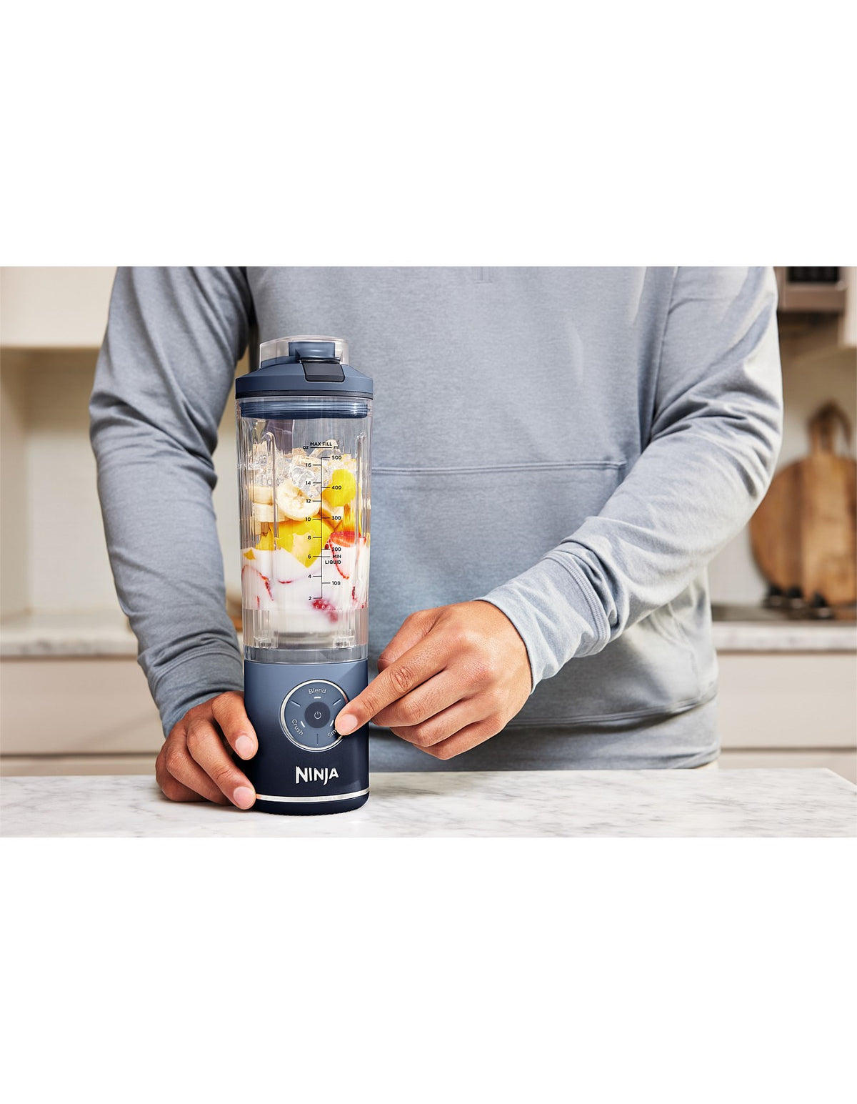 Bc251Nv Blast Max Cordless Portable Blender Deep Navy
