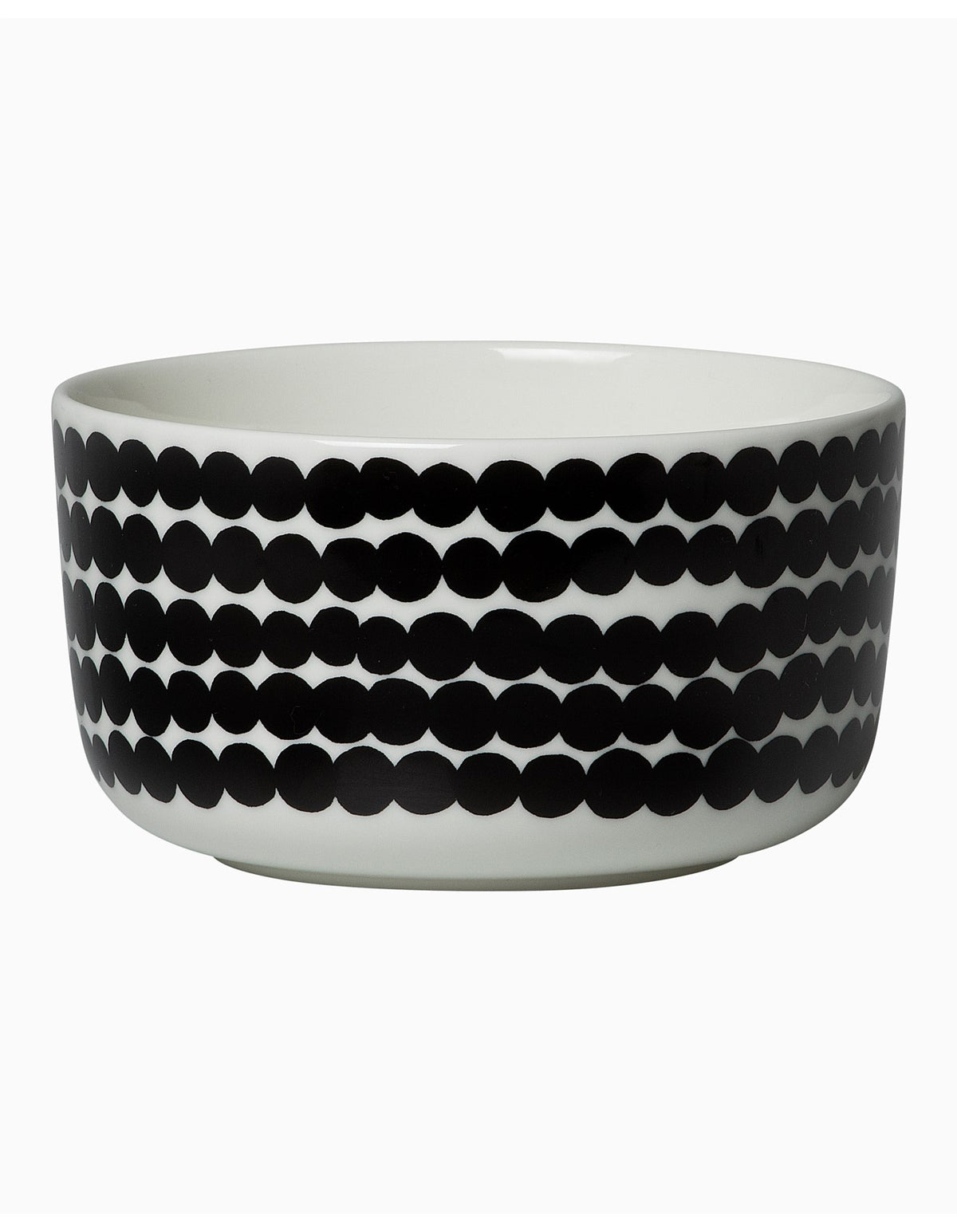 Oiva Siirtolapuutarha 500ml Stoneware Bowl Black Räsymatto