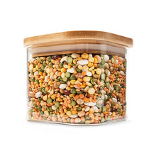 500ml Glass Container with Bamboo Lid