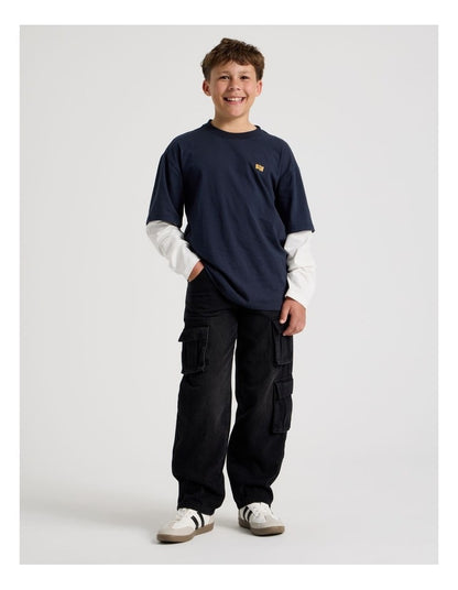 Cargo Jean in Black