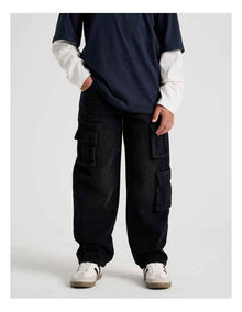 Cargo Jean in Black